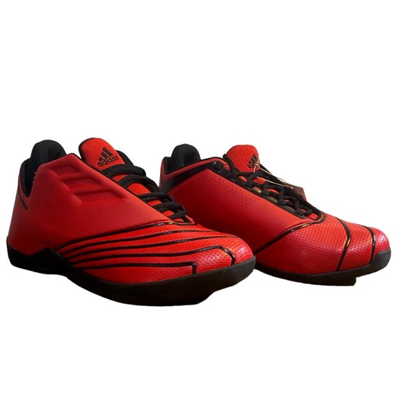 NEW Adidas TMAC 2 Restomod Basketball Shoes Red Black - Picture 5 of 7